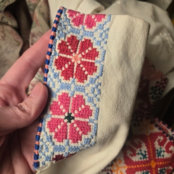 Jolum Mayaetik or Women Who Weave Embroidered &‎ Woven Cotton Huipil Dress Boho - Picture 7 of 15